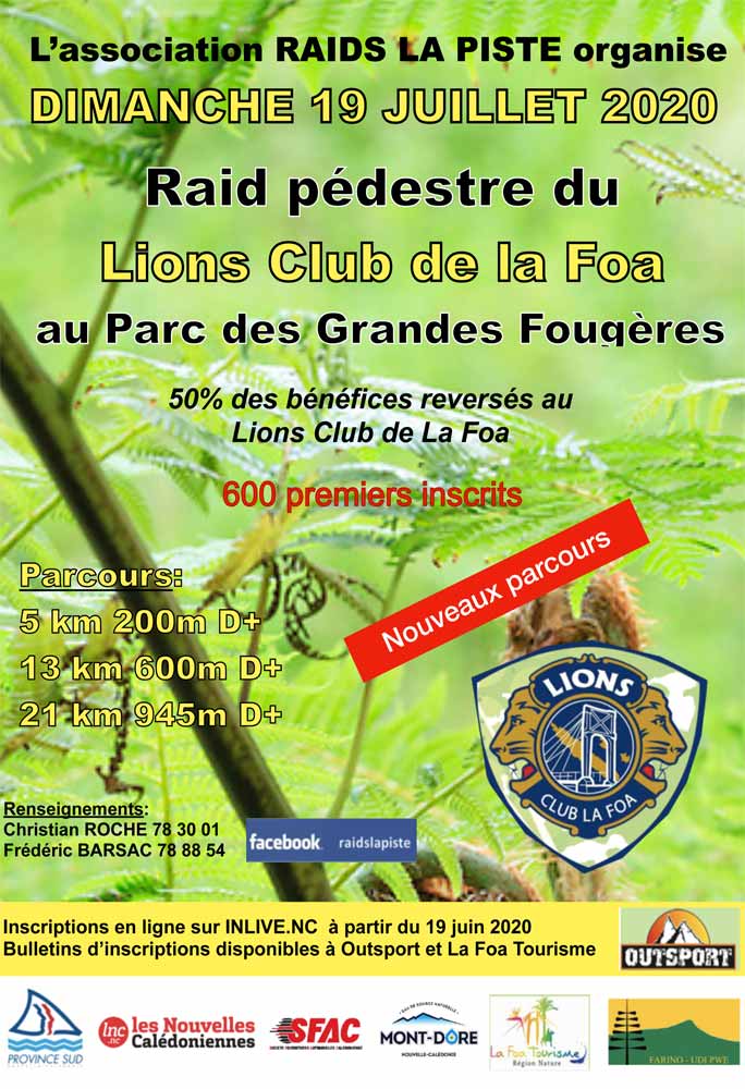 RAID DU LIONS CLUB DE LA FOA