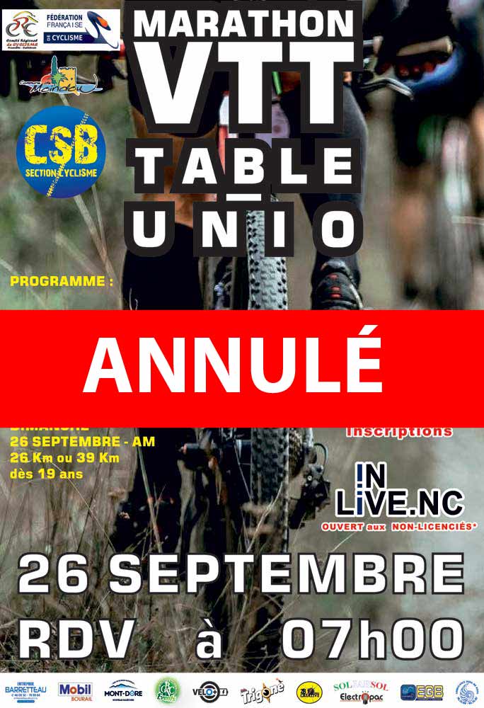 MARATHON VTT TABLE UNIO