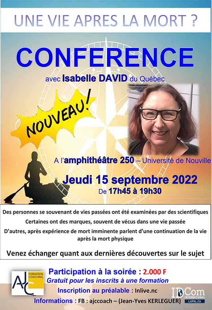 Conférence avec Isabelle DAVID