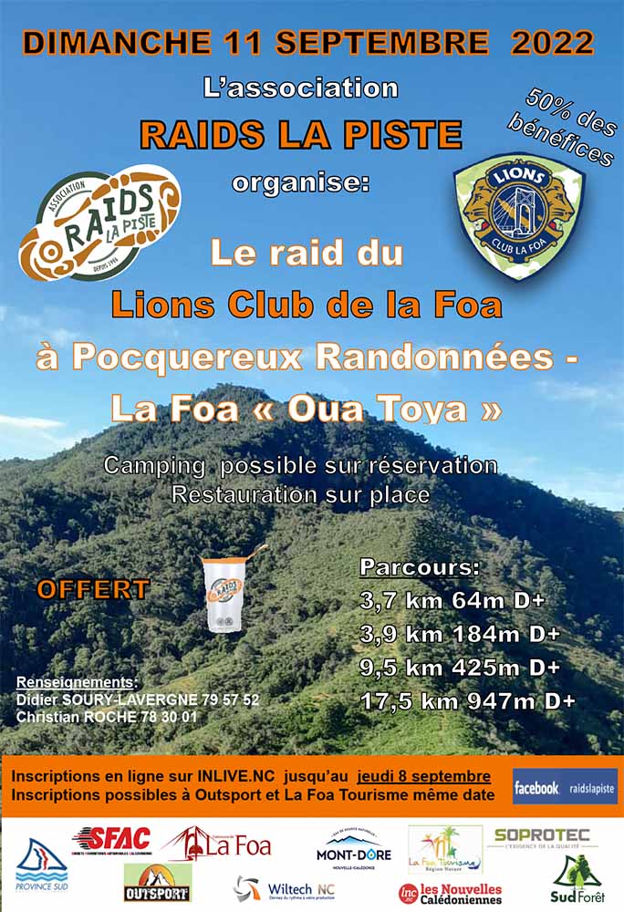 RAID DU LIONS CLUB DE LA FOA