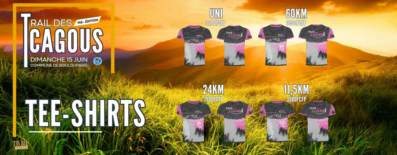 T-SHIRTS TRAIL DES CAGOUS