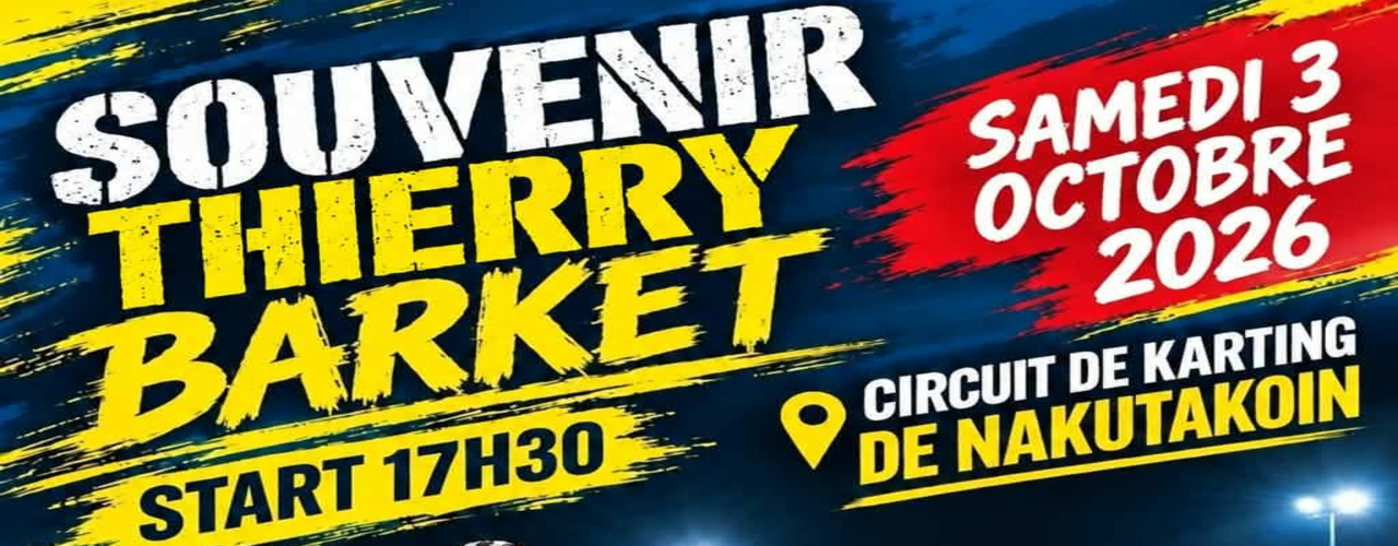 Course cycliste sur piste Nakutakoin - Thierry Barket